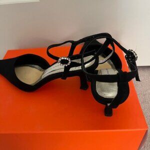 Vintage Alfred Sung Pointed Toe Black Heels Sz 6